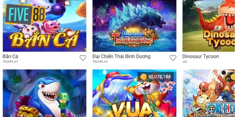 Những game bắn cá hấp dẫn Tại FIVE88